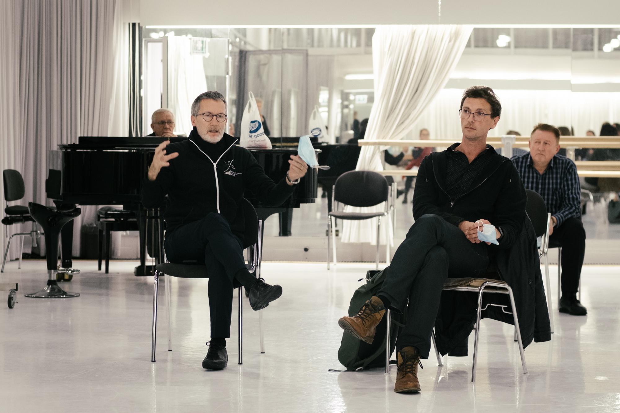 Ballett-Akademie der HMTM; Workshop mit Beschäftigten