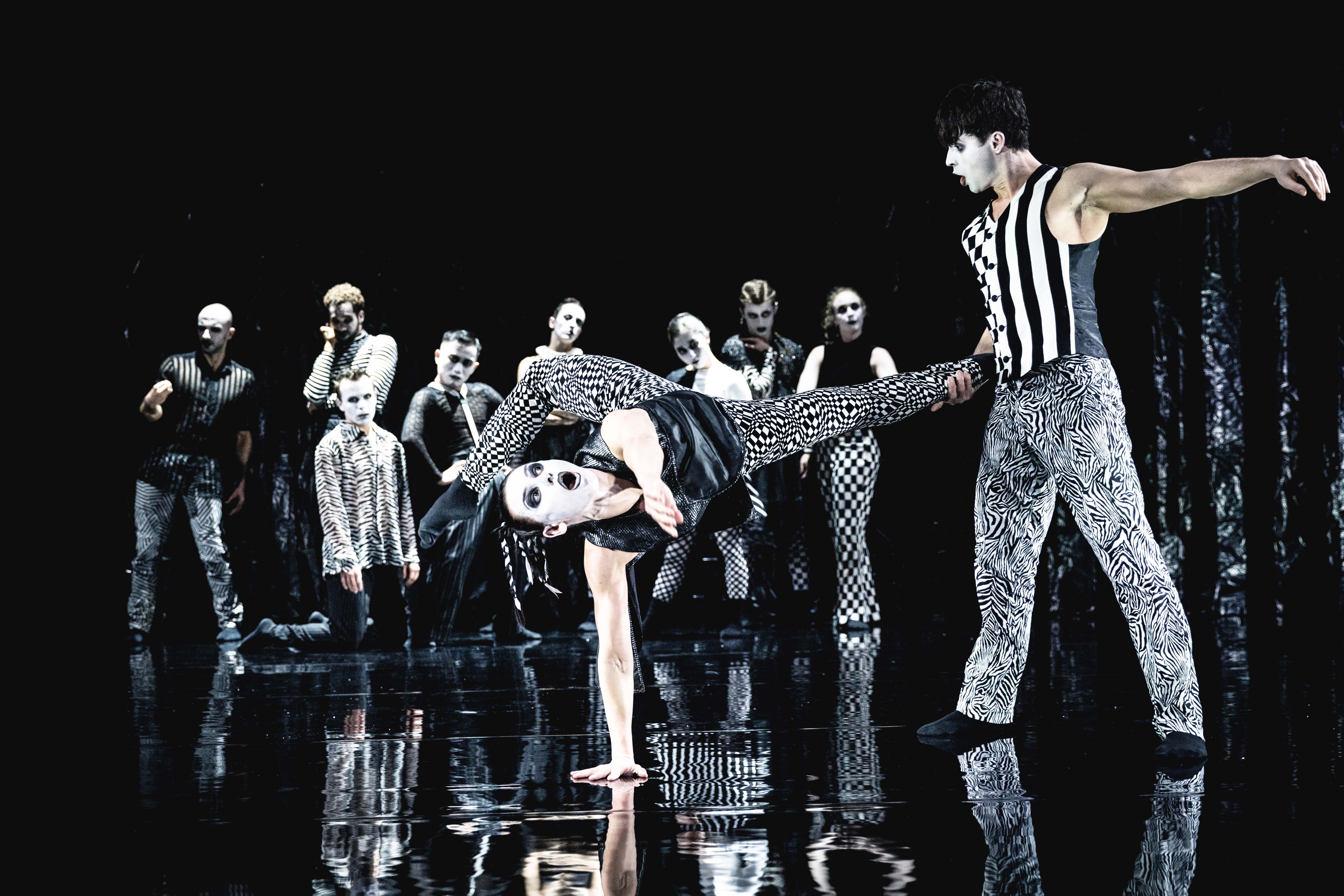 „Circ…us“ von Hans Henning Paar. Tanz: Vittoria Carpegna, Leander Veiz und Ensemble Theater Regensburg