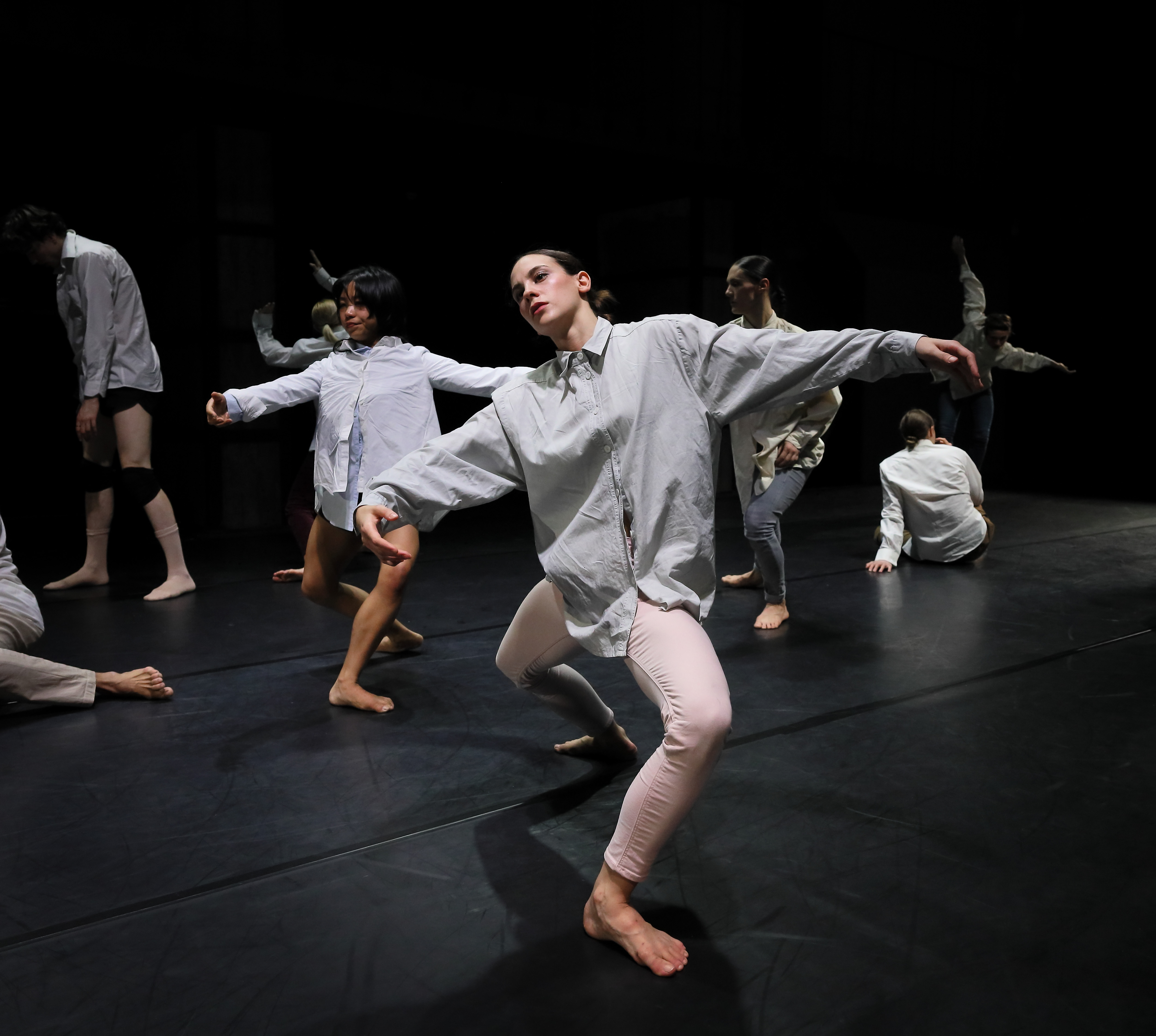 „Minutemade“. Choreografie von Fabrice Mazliah. Tanz: Ensembles des Balletts des Staatstheaters am Gärtnerplatz