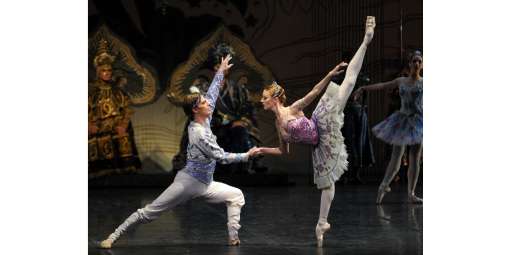 „La Bayadere“ von Marius Petipa. Tanz: Evgenia Dolmatova und Lukáš Slavický