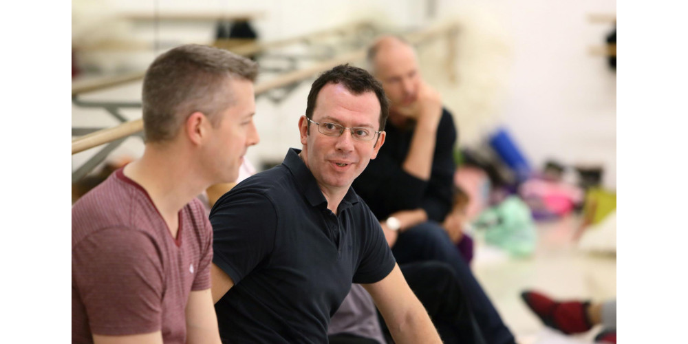 Alexej Ratmansky und Doug Fullington bei Proben zu „Paquita“ am Bayerischen Staatsballett