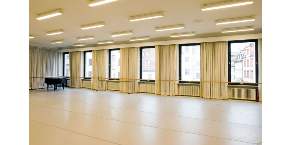 Probenraum des Bayerischen Staatsballetts - Cranko Saal