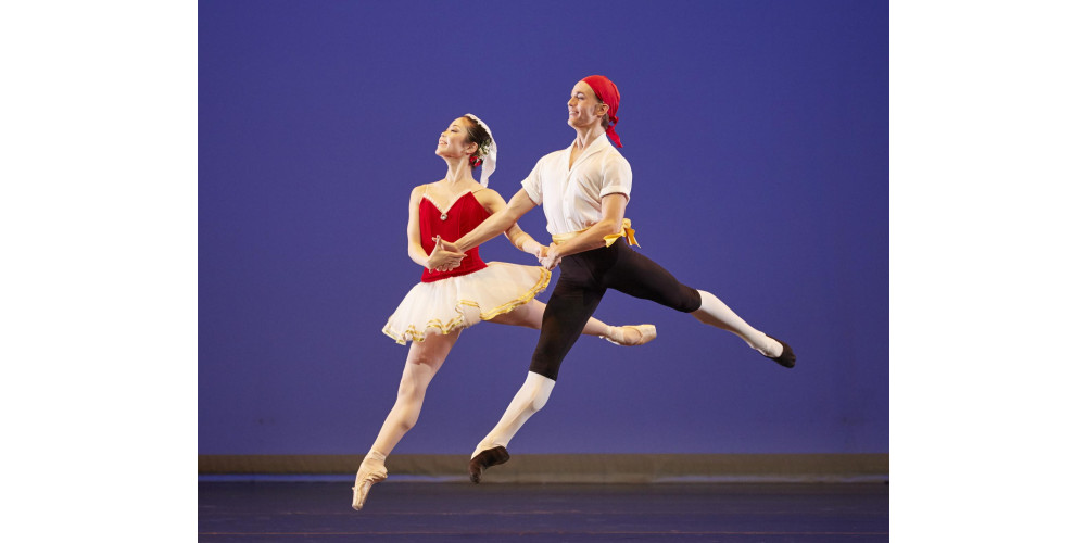 „Tarantella“ von George Balanchine; Yurie Matsuura und Theophilus Veselý