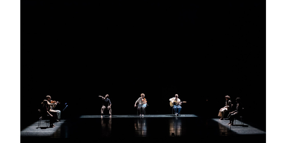 „Septett für 3 Musiker und 4 Tänzer“ von Sabine Glenz und Robert Merdzo
