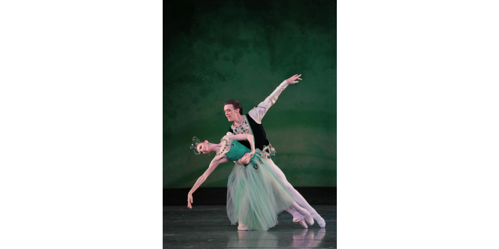 Letzte Proben von „Jewels“ am Bayerischen Staatsballett: Kristina Lind und Emilio Pavan in „Esmeralds“