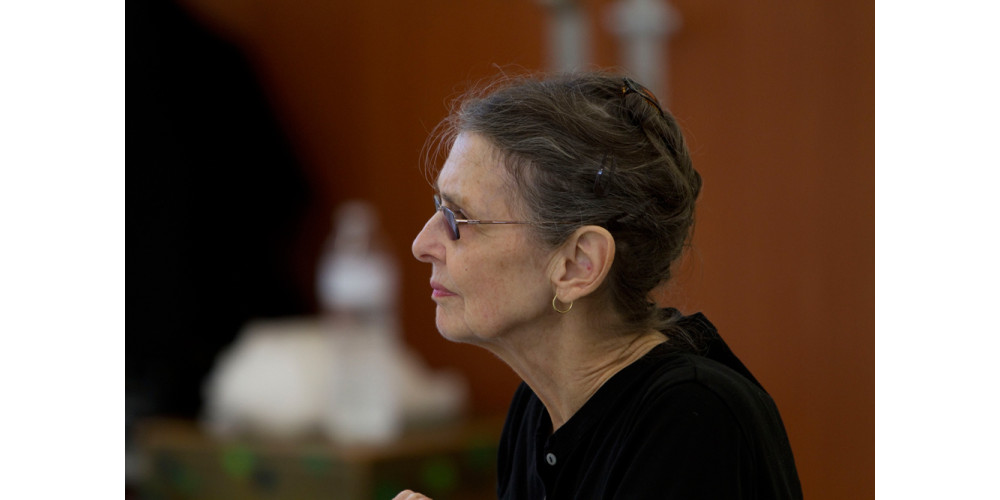 Lynn Seymour bei der Einstudierung von „Five Brahms waltzes in the manner of Isadora Duncan“ am Ballett am Rhein