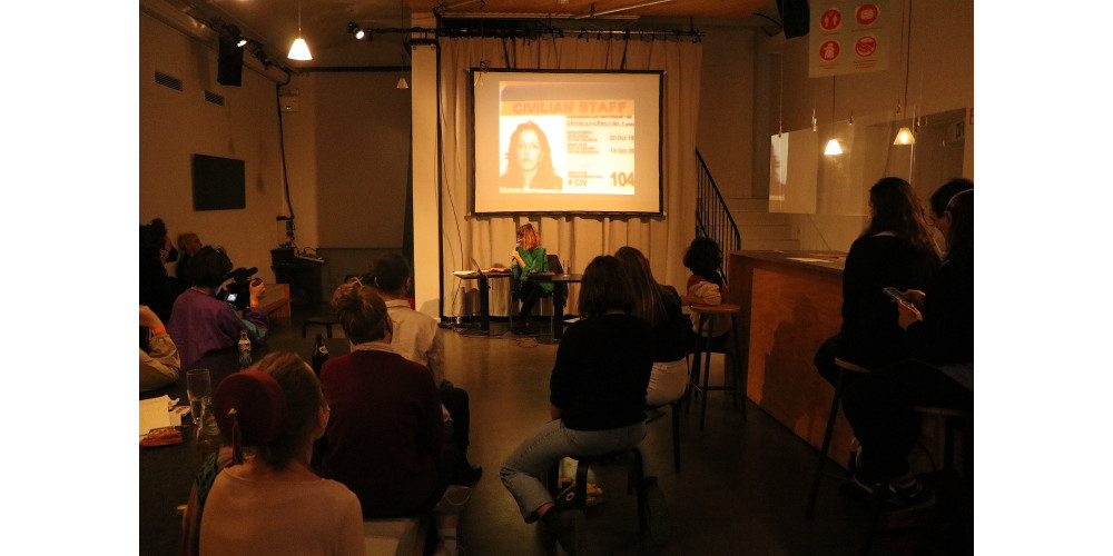 Nomadische Akademie in München 2022, Lecture Núria Güell im HochX