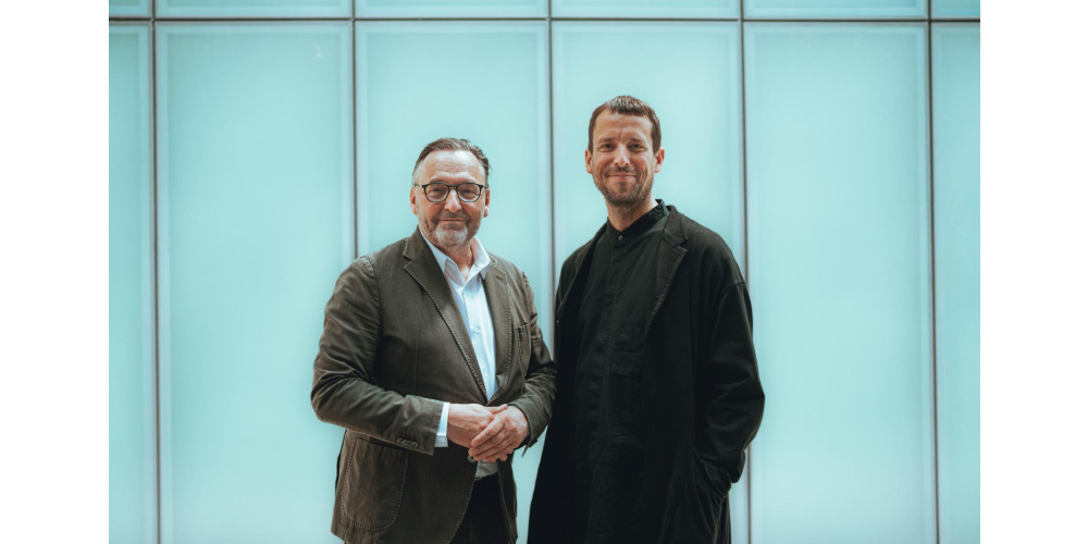 Kulturreferent Anton Biebl mit Tobias Staab beim Pressegespräch