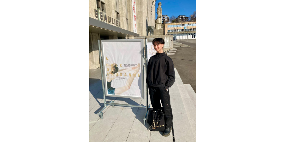 Prix de Lausanne 2024. Kyle Lippoth, Student der Ballett-Akademie der HMTM