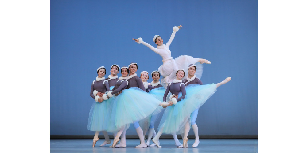 „Les Patineurs“ von Frederic Ashton / Herbst-Matinee der Heinz-Bosl-Stiftung, Tanz: Ballett-Akademie der Hochschule für Musik und Theater München Marie-Laure Briane